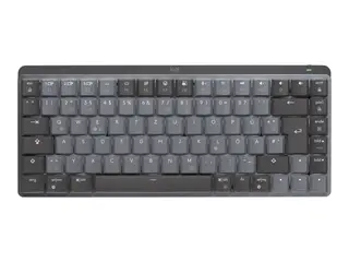 Logitech Master Series MX Mechanical Mini Tastatur - bakbelysning - trådløs - Bluetooth LE - QWERTY - Nordisk (dansk/finsk/norsk/svensk) - tastsvitsj: Linear - grafitt