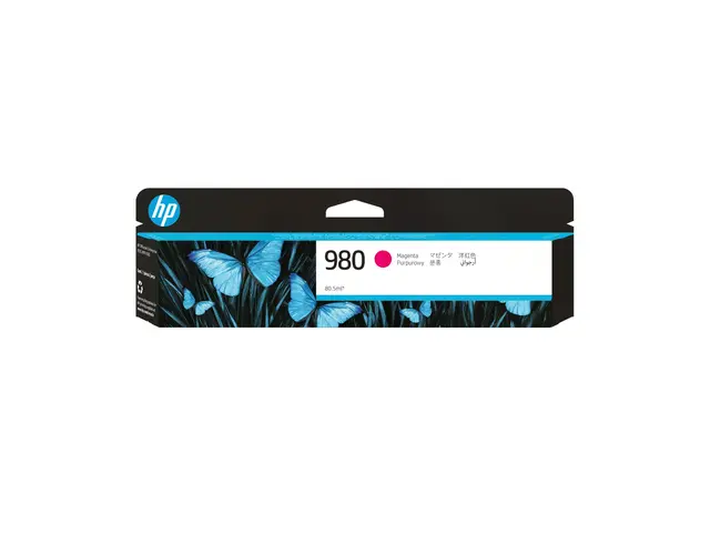 HP 980 - 86.5 ml - magenta - original - blekkpatron - for Officeje...
