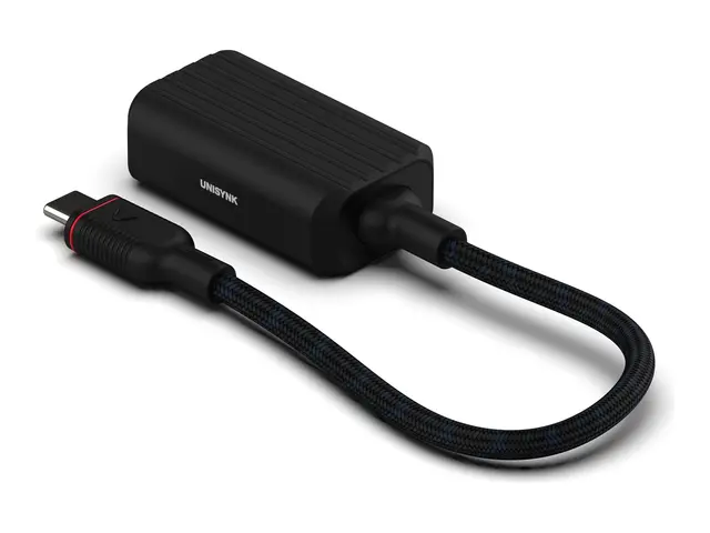 Unisynk - Video adapter 24 pin USB-C hann til HDMI 15 cm svart stø...