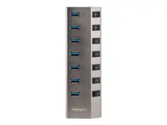 STARTECH.COM 7-Port Self-Powered USB-C Hub with Individual On/Off Switches USB