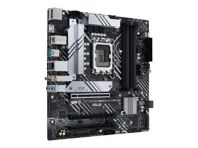 ASUS PRIME B660M-A WIFI D4 - Hovedkort micro ATX LGA1700-sokkel B6...