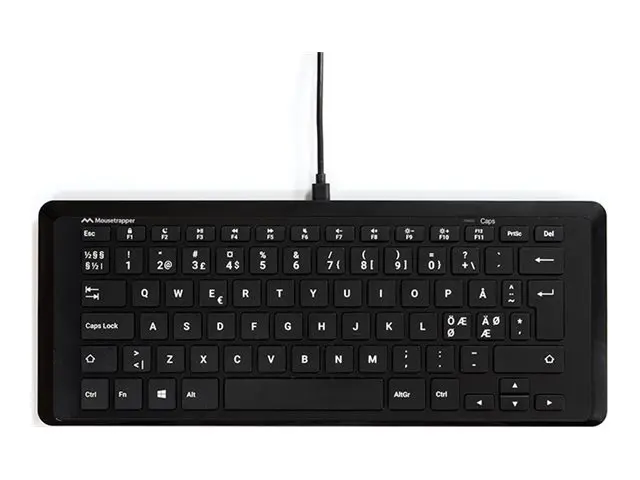 Mousetrapper Type Mini - Tastatur USB-C QWERTY Nordisk