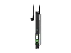 APC EasyPDU EPDU2016S - Str&#248;mfordelerenhet (kan monteres i rack) svitsjet - AC 230 V - 3680 VA - enkeltfase - Ethernet 10/100/1000, serial, USB - utgangskontakter: 8 (power IEC 60320 C13) - 1U - 19&quot; - 2.5 m kabel - svart