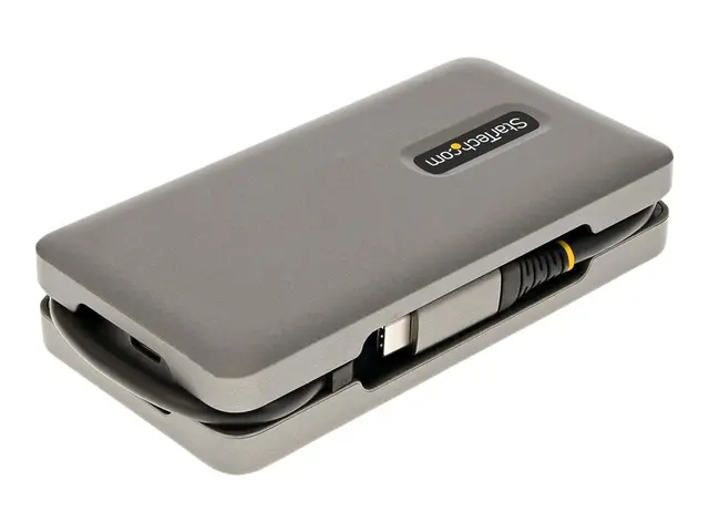 StarTech.com USB-C Multiport Adapter, HDMI/VGA, 4K 60Hz Video, 3-P...