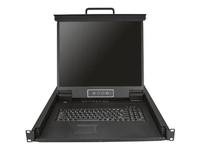 StarTech 8 Port Rackmount KVM Console with 6ft Cables, Integrated ...