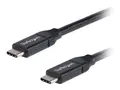 StarTech.com USB C To USB C Cable 3 ft / 1m - USB-IF Certified - 5A PD - USB 2.0 - USB Type C Charging Cable - USB C Fast Charge Cable (USB2C5C1M) - USB type C-kabel - 24 pin USB-C til 24 pin USB-C - 1 m