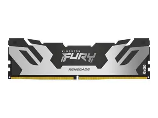 Kingston FURY Renegade - DDR5 - sett - 96 GB: 2 x 48 GB DIMM 288-pin - 6000 MT/s / PC5-48000 - CL32 - 1.35 V - ikke-bufret - on-die ECC - svart/sølv