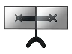 Neomounts FPMA-D700DD - Stativ - full bevegelse for 2 LCD-skjermer - svart - skjermstørrelse: 19"-30" - skrivebordsstativ, malje, skrivebordsmonterbar
