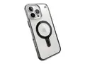 Speck Presidio Perfect-Clear - Baksidedeksel for mobiltelefon MagSafe-samsvar - hard polykarbonat, bl&#248;t termoplastpolyuretan (TPU) - klar/oppfryst svart - for Apple iPhone 16 Pro Max