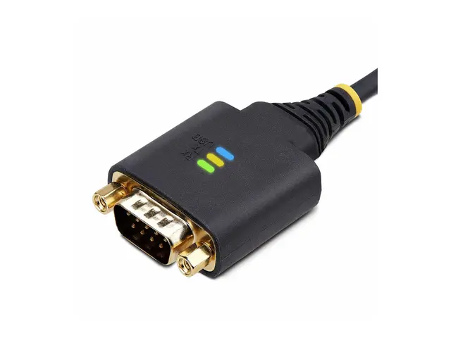 StarTech.com 6.6ft (2m) USB to Serial Adapter Cable, COM Retention...