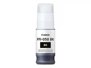 Canon PFI-050BK - 70 ml - svart original - blekkbeholder - for imagePROGRAF TC-20, TC-20M, TC-21, TC-21M