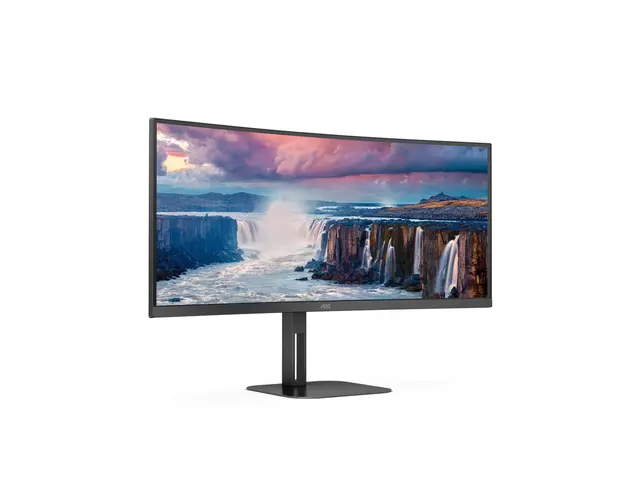AOC Value-line CU34V5C/BK/23 - LED-skjerm kurvet 34" 3440 x 1440 W...
