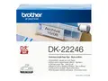 Brother DK-22246 - Papir - svart på hvitt Rull (10,3 cm x 30,48 m) 1 rull(er) sammenhengende etiketter - for P/N: US#QL-1060N