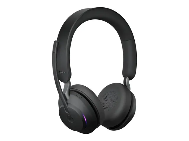 Jabra Evolve2 65 MS Stereo - Hodesett - on-ear - Bluetooth - trådl...