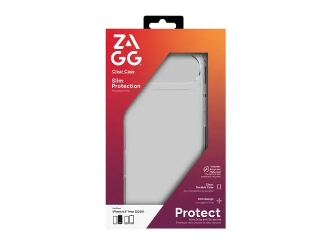 Zagg Clear Protect - Baksidedeksel for mobiltelefon - blank - for ...