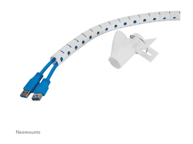 Neomounts - Kabelstyringsmuffe for 1-4 kabler, universell hvit 2 m