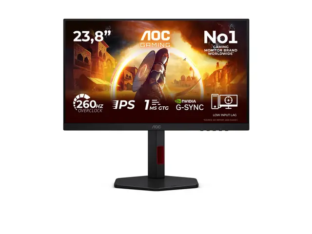 AOC Gaming 24G4ZR - LED-skjerm gaming 24" (23.8" synlig) 1920 x 10...