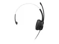 Lenovo 100 - Hodesett - on-ear - kablet - USB-A svart