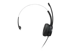 Lenovo 100 - Hodesett - on-ear - kablet - USB-A svart