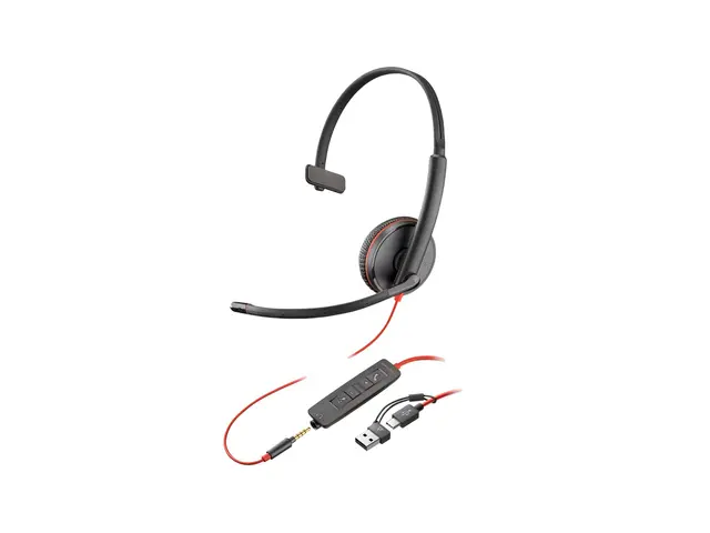 HP Poly Blackwire 3215 - 3200 Series hodesett on-ear kablet 3,5 mm...