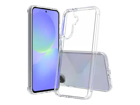 Screenor Bumper - Baksidedeksel for mobiltelefon termoplast-polyuretan (TPU), akryl - gjennomsiktig - for Samsung Galaxy A36, A56