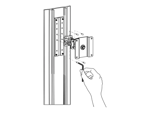 Ergotron - Monteringskomponent (sett for skinnemonteringsbrakett) ...