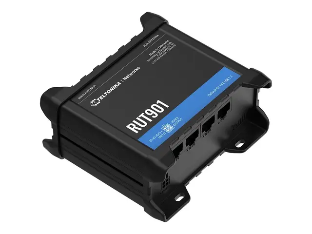 Teltonika RUT901 - Trådløs ruter 3-portssvitsj - PPP 2,4 GHz - DIN...