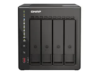QNAP TS-453E - NAS-server - 4 brønner - SATA 6Gb/s RAID 0, 1, 5, 6, 10, 50, JBOD, 60 - RAM 8 GB - 2.5 Gigabit Ethernet - iSCSI støtte