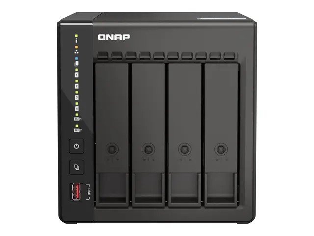 QNAP TS-453E - NAS-server 4 brønner SATA 6Gb/s RAID 0, 1, 5, 6, 10...