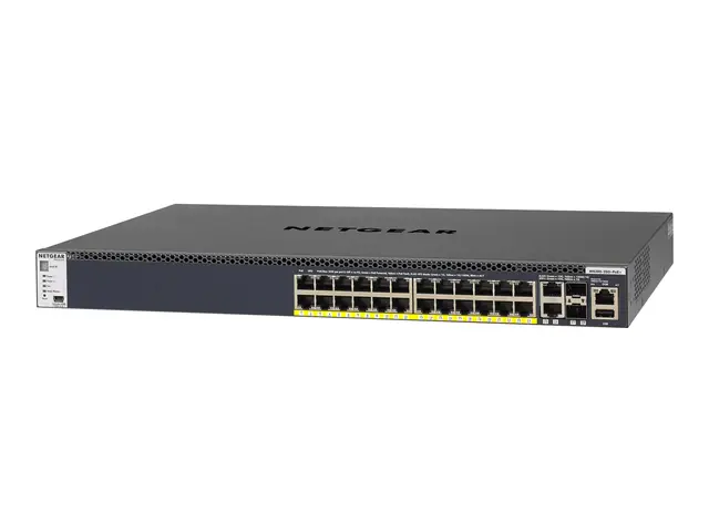 NETGEAR M4300-28G-PoE+ - Switch - L3 - Styrt - 2 x 10/100/1000/100...