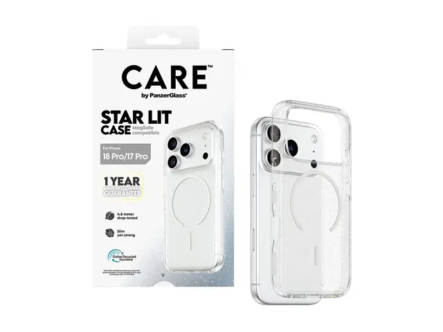 CARE by PanzerGlass Star Lit - Beskyttende deksel for mobiltelefon...
