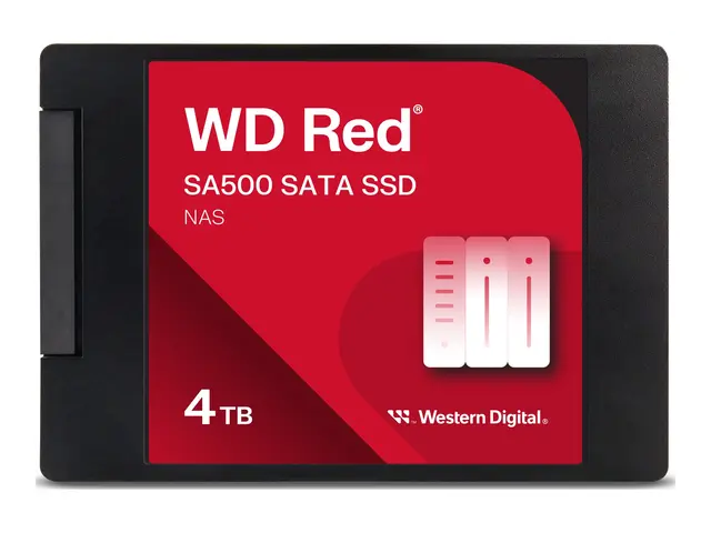 WD Red SA500 WDS400T2R0A - SSD 4 TB intern 2.5" SATA 6Gb/s