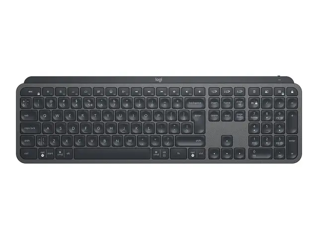 Logitech MX Keys - Tastatur bakbelysning trådløs Bluetooth, 2.4 GH...