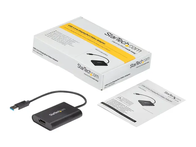 StarTech.com USB 3.0 to DisplayPort Adapter - 4K 30Hz - External V...