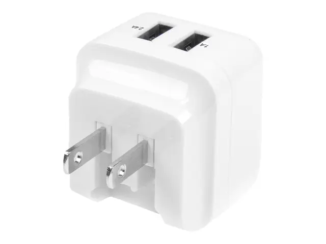 StarTech.com Dual Port USB Wall Charger 17W/3.4A - Travel Charger ...