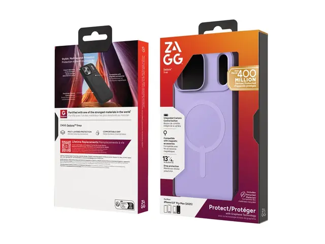 ZAGG Sedona Snap - Baksidedeksel for mobiltelefon MagSafe-samsvar ...