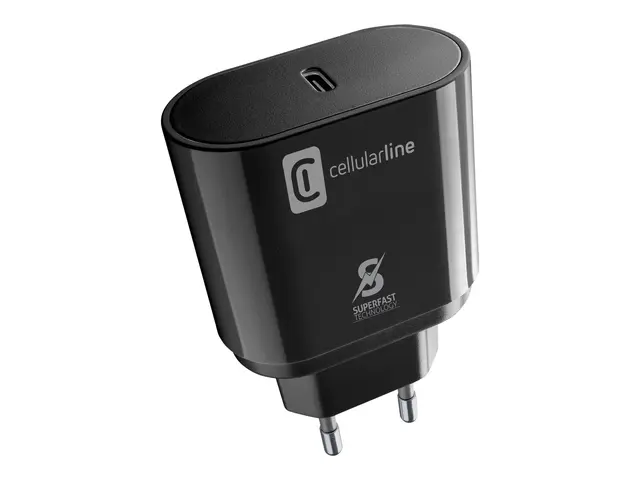 Cellular Line - Strømadapter 25 watt PD, AFC, SFC (24 pin USB-C) p...