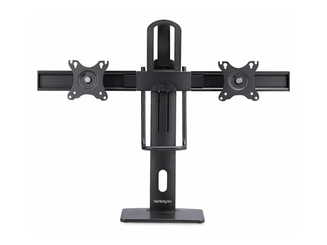 StarTech.com Crossbar Dual Monitor Desk Stand, Double 27inch Scree...