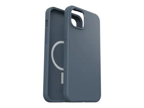 OtterBox Symmetry Series - Baksidedeksel for mobiltelefon MagSafe-samsvar - polykarbonat, syntetisk gummi, s&#248;lvfosfatglass - skj&#248;nn (bl&#229;tt) - for Apple iPhone 15 Plus