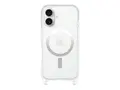OtterBox React Series - Baksidedeksel for mobiltelefon halskjede - MagSafe-samsvar - blank - for Apple iPhone 16