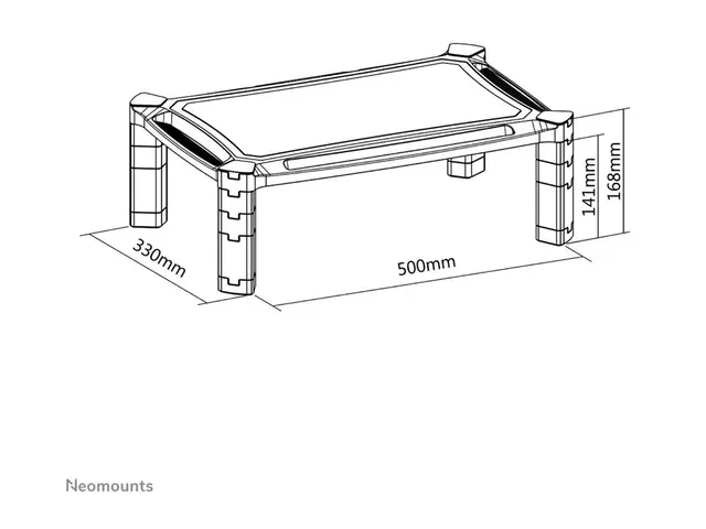 Neomounts NSMONITOR20 - Stativ for skjerm / notebook svart skjerms...