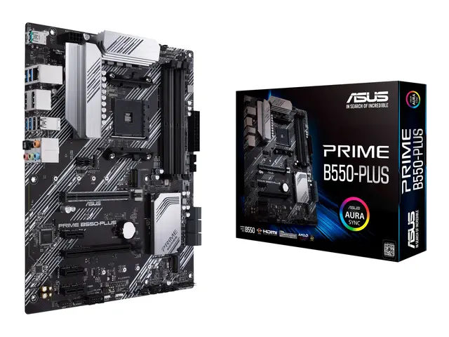 ASUS PRIME B550-PLUS - Hovedkort - ATX - Socket AM4 - AMD B550 Chi...