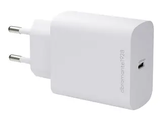 dbramante1928 re-charge - Strømadapter - 45 watt 3 A - Apple 2.4A, PD/PPS, PD 2.0, PD 3.0, QC 2.0, QC 3.0, AFC, SCP, Fast Charge (USB-C) - hvit - Europa