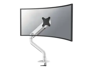 Neomounts DS70S-950WH1 - Monteringssett (bordmonteringsarm) full bevegelse - for Skjerm - aluminium - hvit - skjermstørrelse: 17"-49"
