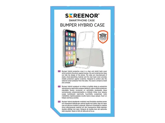 Screenor Bumper - Baksidedeksel for mobiltelefon termoplast-polyur...