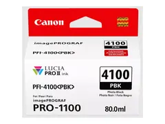 Canon PFI-4100 PBK - 80 ml - fotosort original - hengeboks - blekkbeholder - for imagePROGRAF PRO-1100