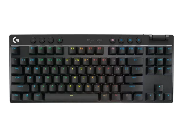 Logitech G PRO X TKL - Tastatur gaming bakgrunnsbelyst trådløs 2.4...