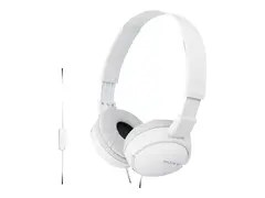 Sony MDR-ZX110 - Hodetelefoner - full st&#248;rrelse kablet - 3,5 mm jakk - hvit