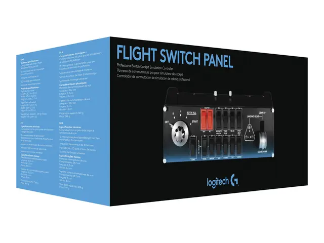 Logitech Flight Switch Panel - Instrumentpanel for flyvningssimula...