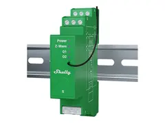 Shelly Wave Pro - Dimmer - 2 kanaler - trådløs Z-Wave - 868.4 MHz - lime